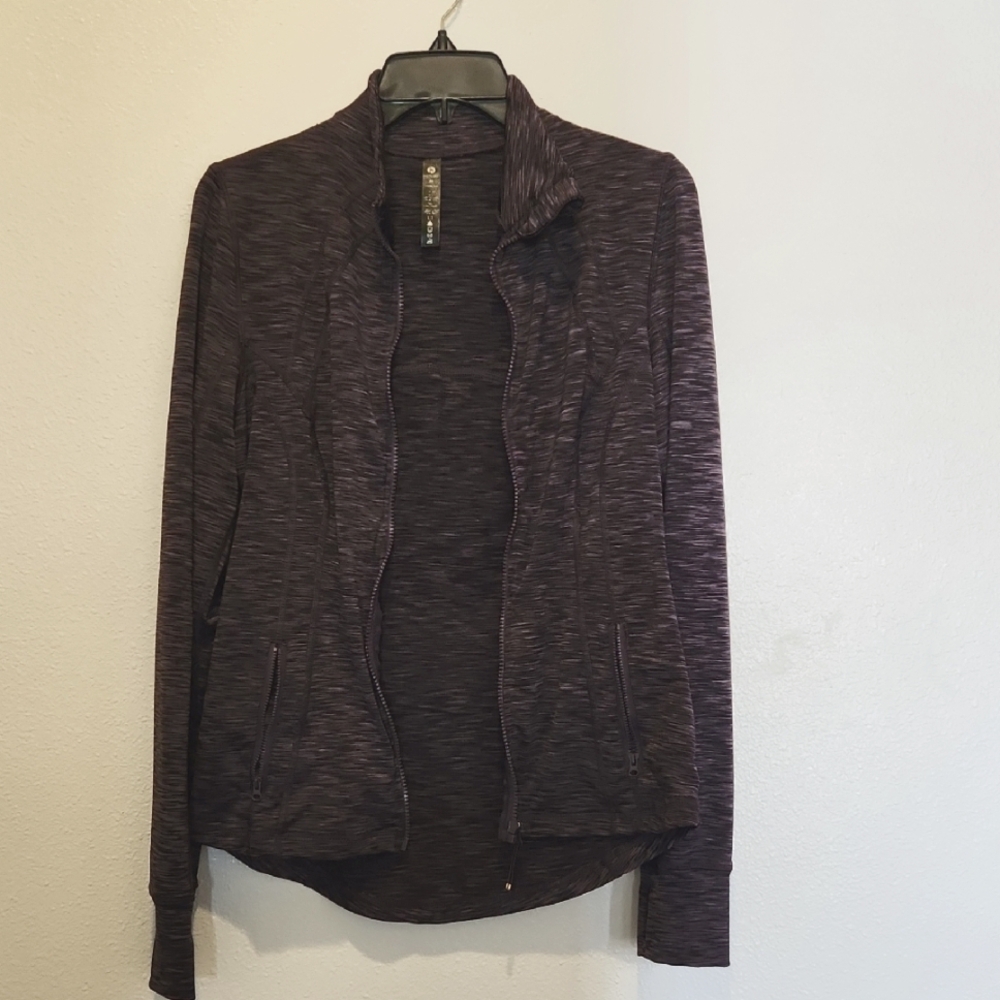 Lululemon Inspired Athletica Heathered Purple Top